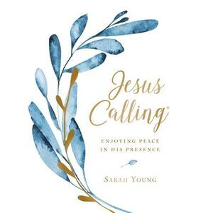 Jesus Calling, Large Text Cloth Botanical, with Full Scriptures: Enjoying Peace